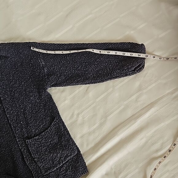 Zara Girl's Knitted Open Front Cardigan With Long Sleeves - Picture 7 of 16
